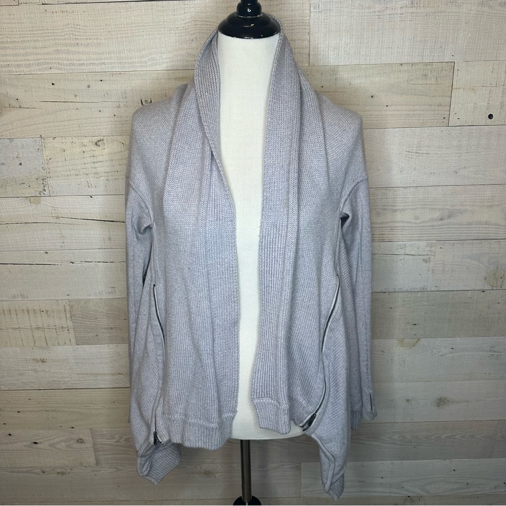 Lululemon Wrap It Up Sweater Grey Size 10 - Picture 5 of 14
